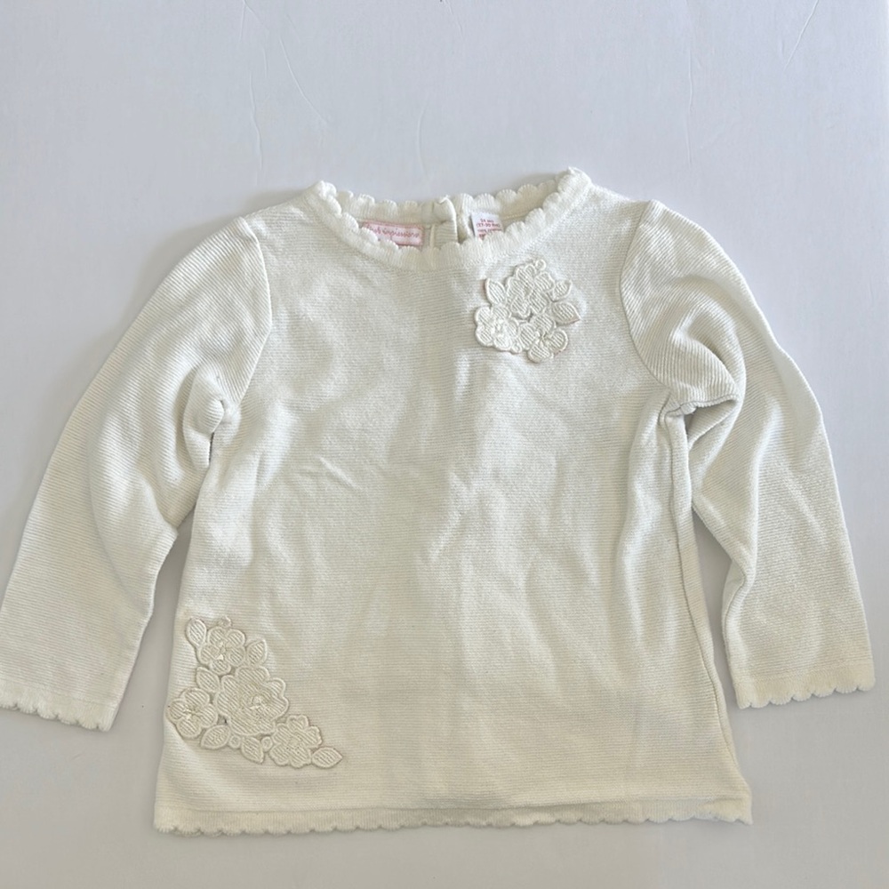 First Impressions Cotton Long Sleeve Floral Top